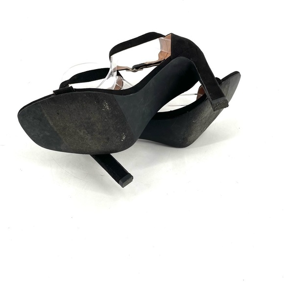 Madden Girl ARA Square Toe Suede Ankle Strap Heel - Picture 5 of 7